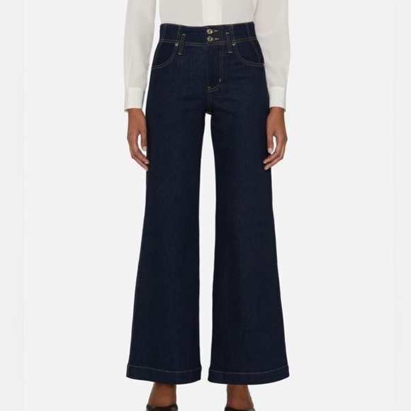 NWT CREAM FRAME SEAMED JEANS! - Picture 5 of 7